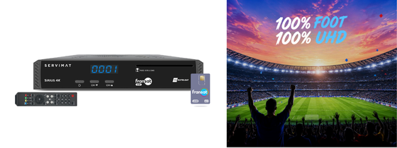 Décodeur satellite FRANSAT UHD