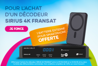 Batterie externe portable offerte