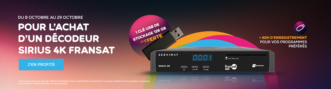 Clé USB offerte