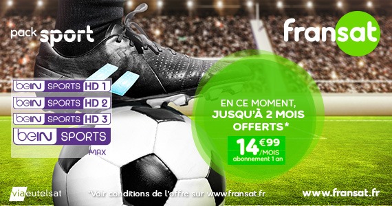 Promo beINSPORTS : 2 mois offerts