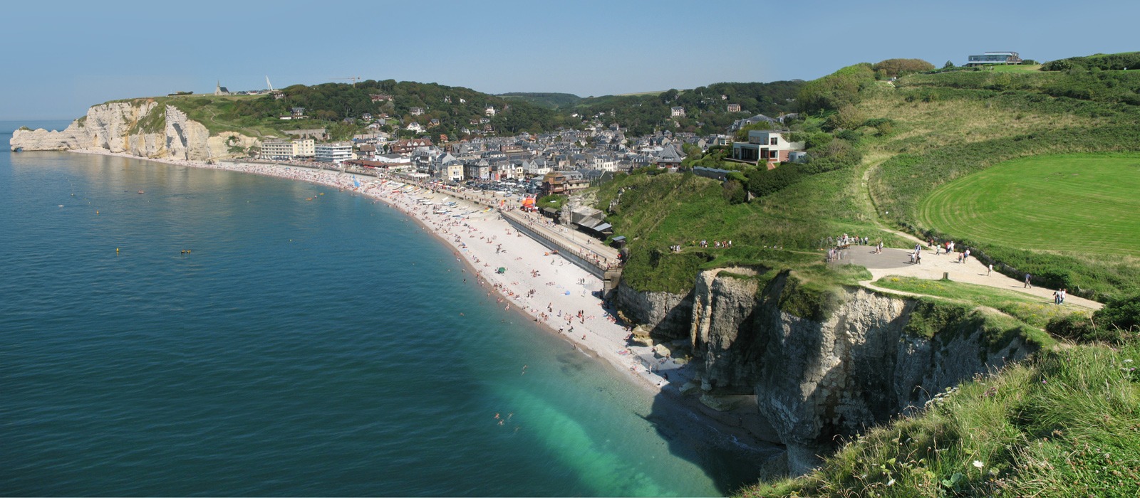 Copyleft : Etretat_Panorama by Kees Schollaart