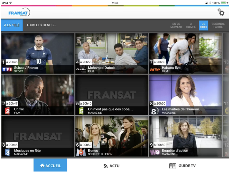 Pilotez votre décodeur FRANSAT Connect du bout des doigts !