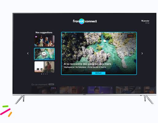 Choisissez vos programmes directement depuis votre portail FRANSAT Connect