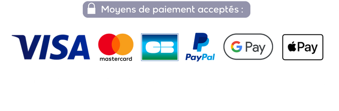 Visa, Carte Bleue, Mastercard, et virements bancaires