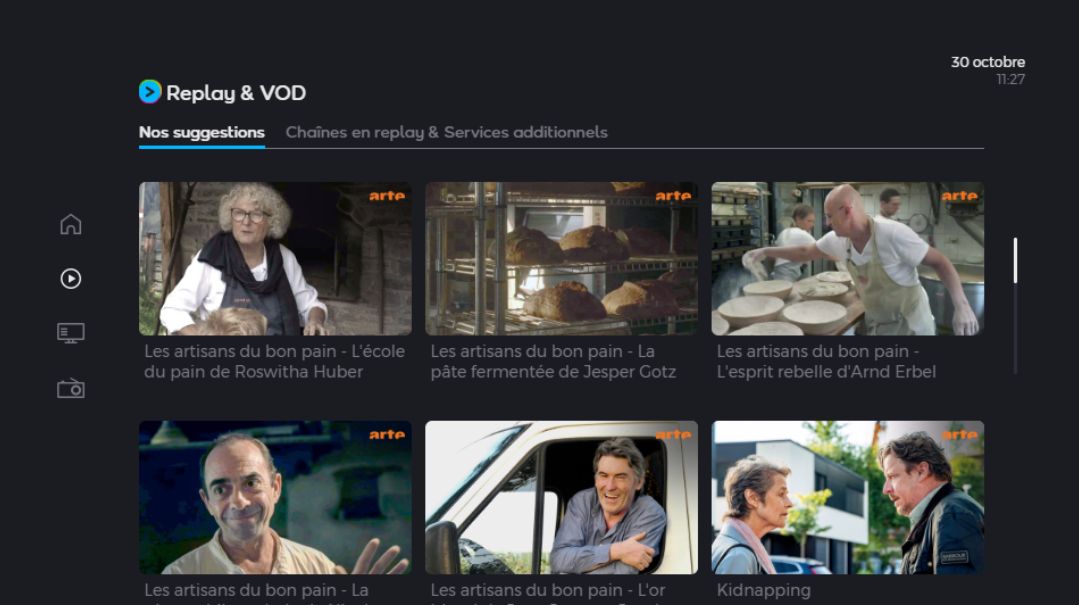 Programmes en Replay